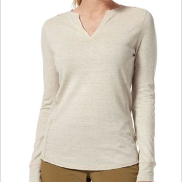 Royal Robbins Mountain Henley Women's Size XL in Oatmeal - Picture 1 of 6